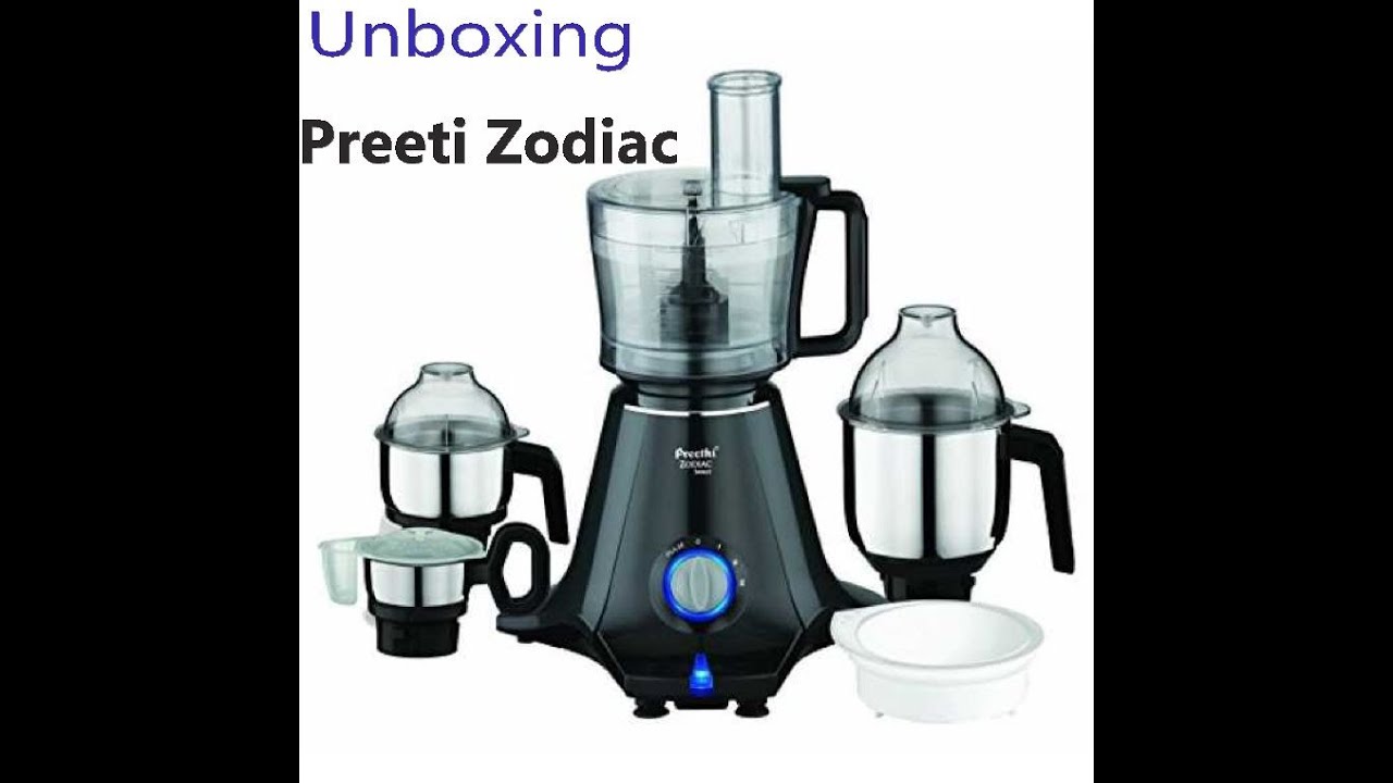 Unboxing Preethi Zodiac 750 Watt Juicer Mixer Grinder (MG218, Black
