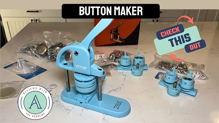 Button Maker Set - Everything Needed to Make your own Buttons!