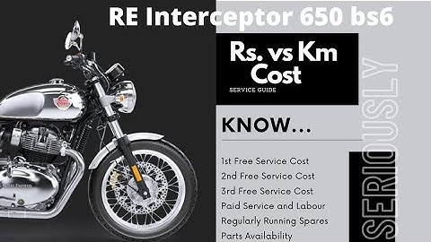 2021 Interceptor 650 bs6 | Service Cost | Maintenance Cost | Free Service | Paid Service