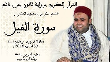 105 - سورة الفيل برواية قالون عن نافع الشيخ بلال بن محمود