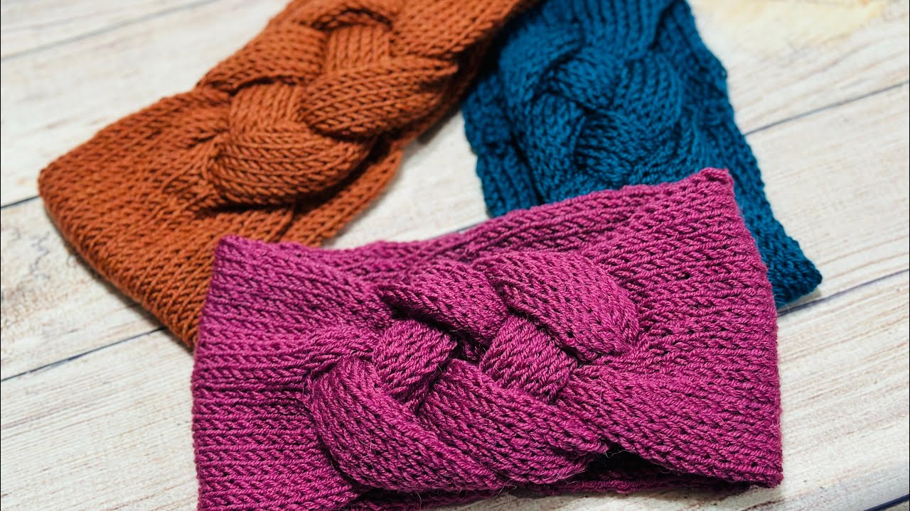 how to make Quick #headband on 22 needles knitting machine 