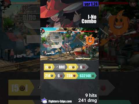 I-no charged 5D combo #ggst_in #ino #guiltygear #strive #fightinggames #combos #fgc #combos