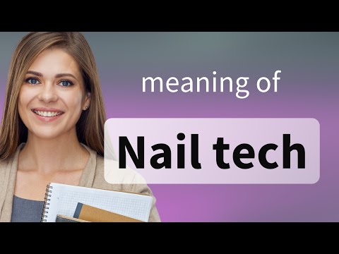 Nail Technician Meaning In English