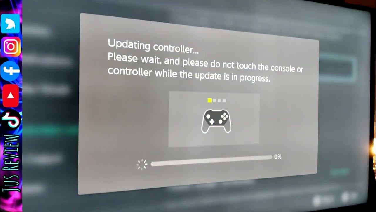 How To Fix Nintendo Switch | Updating Controller | Stuck On Screen