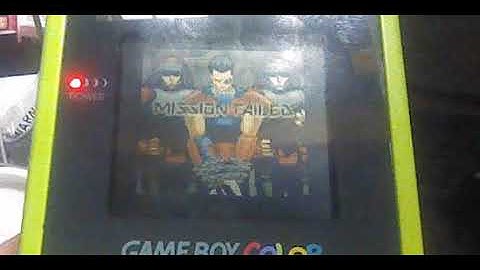 Bionic commando : elite forces GBC Game over