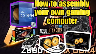 How to assembly your own gaming computer with Liquid Cpu Cooler - Asus Tuf Gaming LC 240 RGB