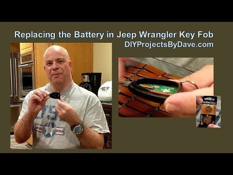 How to Change Battery in Jeep Wrangler Key Fob #Jeep #DIYProjectsByDave