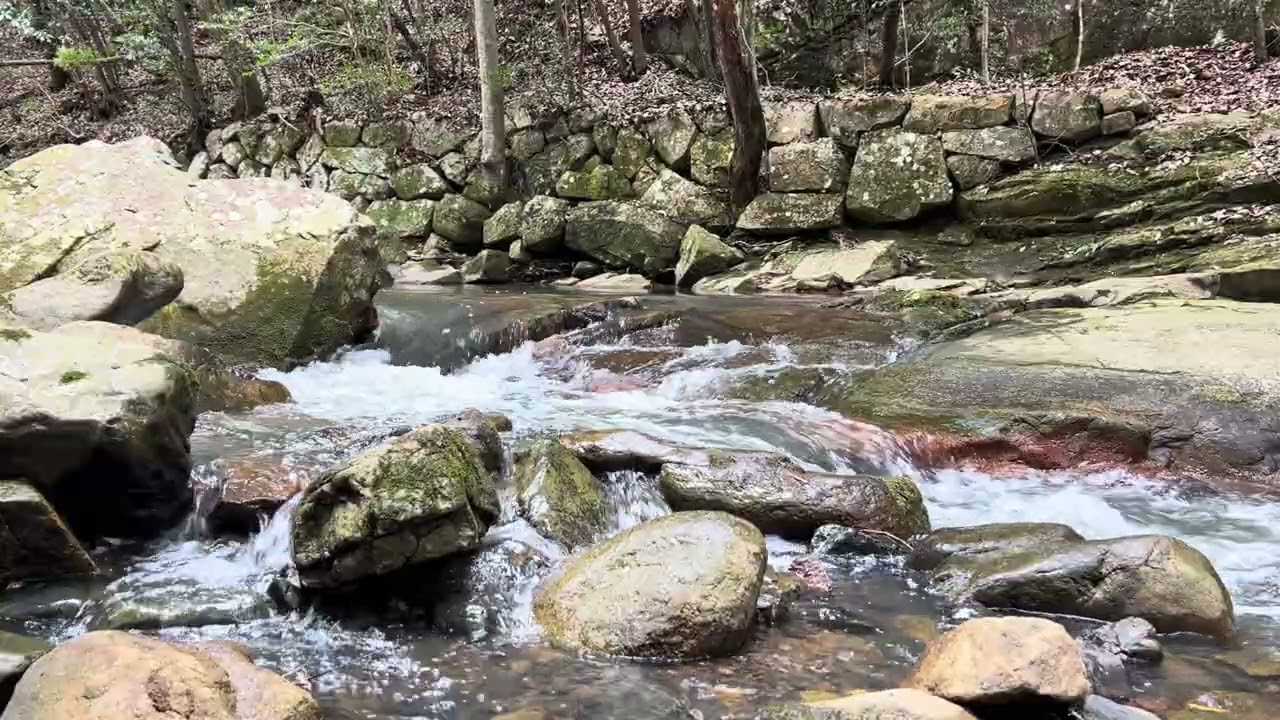 小川のせせらぎ（美星町/美山川）