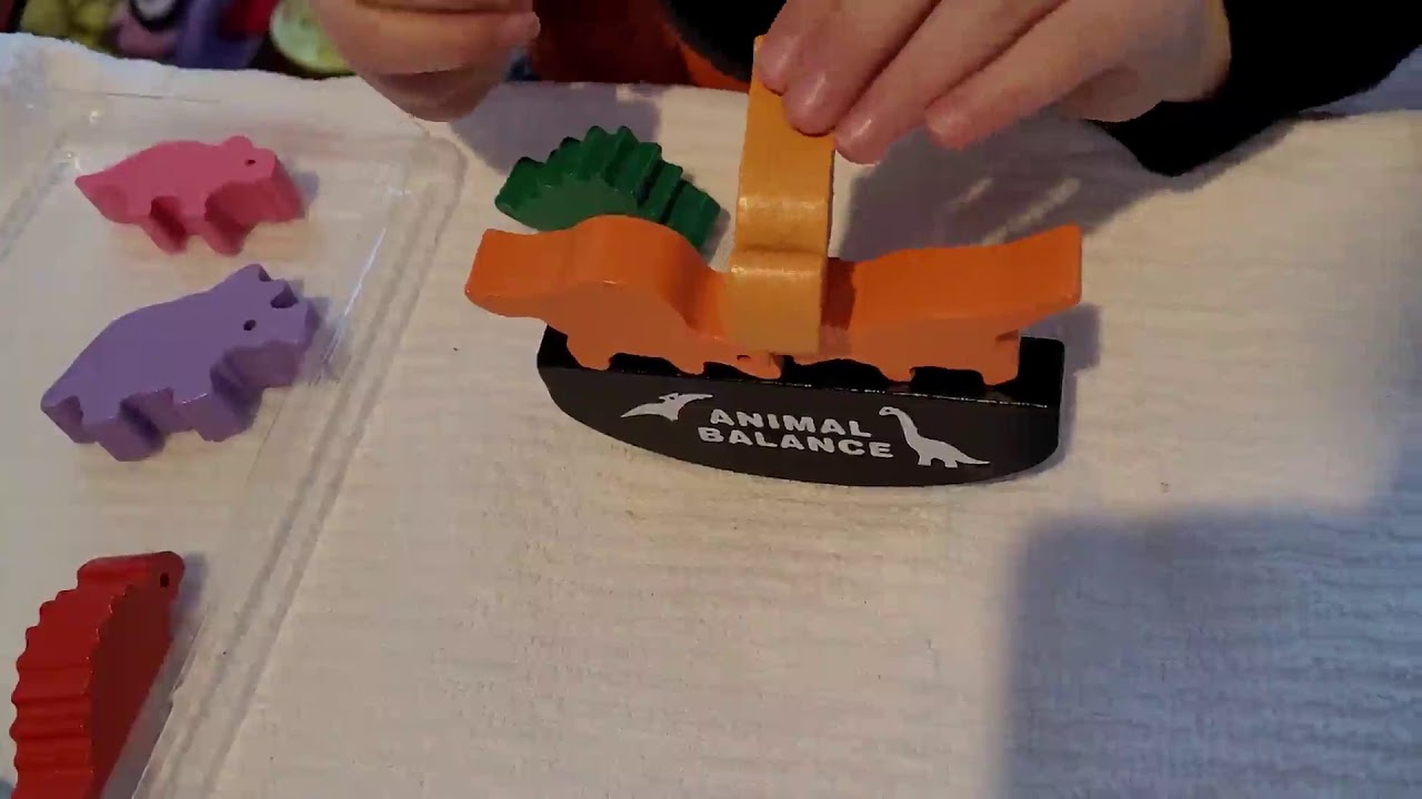 Wooden Puzzle Toy Animals Balance Training Game