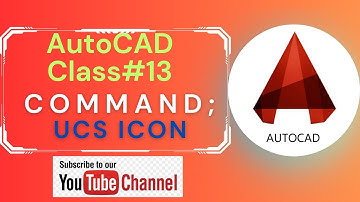 How to fix UCS icon in AutoCAD | Class#13