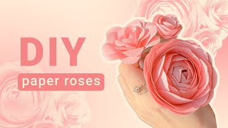 How to Make Paper Roses | Beautiful & Simple Handmade Flowers