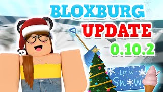 NEW BLOXBURG CHRISTMAS 0.10.2 UPDATE