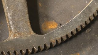 SNNC 372  Cast Iron Gear Repair ,   Plasma Cut Outs