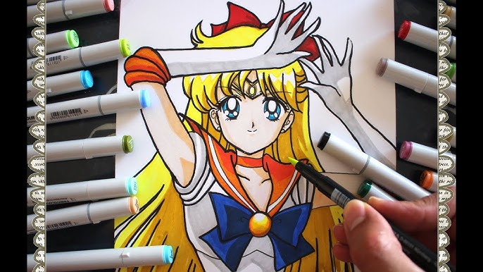 Cómo dibujar a Sailor Moon: 6 Pasos (con imágenes)