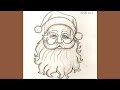 Santa Claus Drawing Easy | How to Draw Santa Claus | Merry Christmas Day Drawing