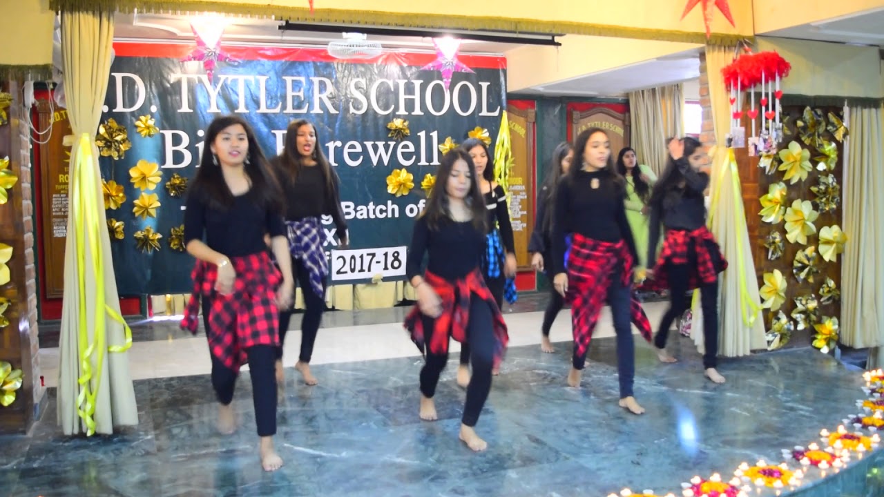 DANCE PERFORMANCE ON FAREWELL - YouTube