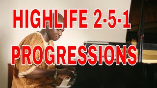 Miniatura de vídeo de "Highlife Piano Theory for Beginners (Part 3) 2-5-1 AFRICAN HIGHLIFE CHORD PROGRESSION"