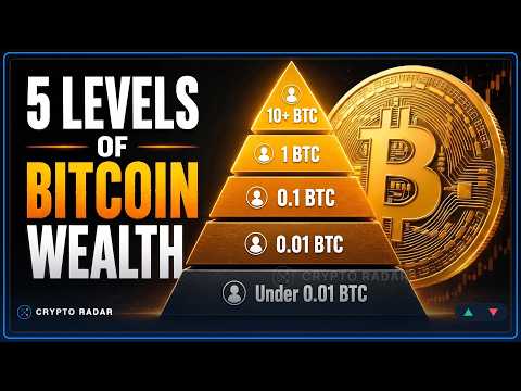 Bitcoin Holders Crypto 2026: 5 Levels From 0.01 to 10+ BTC | CRYPTO RADAR