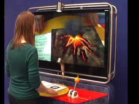 Augmented Reality Volcano Kiosk (Virtual Mirror)