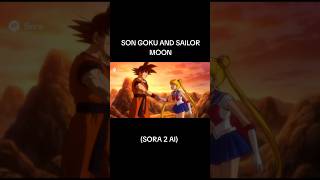 Sailor Moon And Son Goku  sailormoon ai transformation