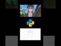 Python turns picture into sketch 🤯
