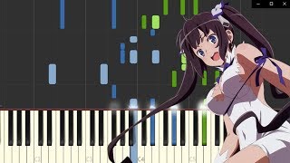 던전에서 만남을 추구하면 안되는 걸까Danmachi Op - Hey Worldpiano Tutorial