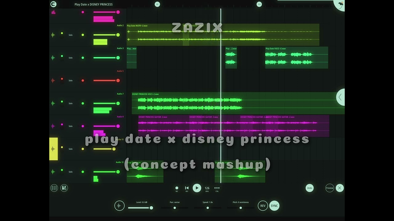 Play Date x DISNEY PRINCESS (concept mashup) | Melanie Martinez, ZAZIX |