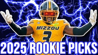 WATCH BEFORE YOU BUY: 2025 Rookie Picks in Dynasty Football