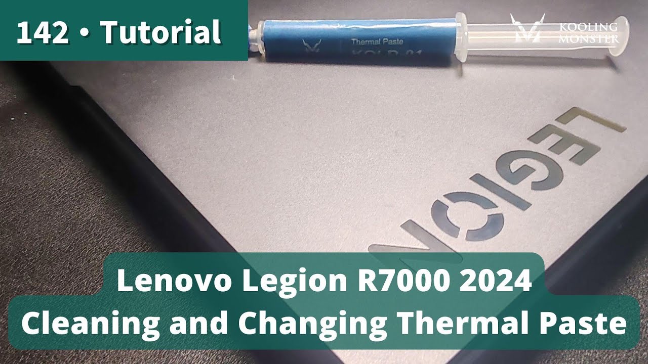 Speed Up Your Lenovo Legion R7000 2024  Prevent Overheating With Dust Cleaning & New Thermal Paste