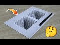 Satisfying 3D Anamorphic Art: Can You Believe This is Flat? 🤯🎨 | #drawing