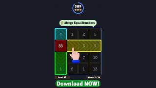 Merge & Slide: Numbers Puzzle - Landscape Ad #3 screenshot 5