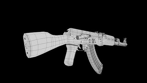 AK47 3D Gun