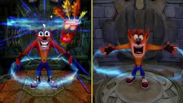 Crash Bandicoot 2 N.Sane Trilogy PS1 vs PS4 Graphics Comparison