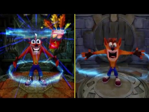 Crash Bandicoot 2 N.Sane Trilogy PS1 vs PS4 Graphics Comparison