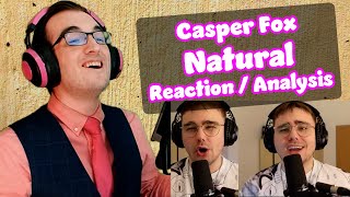 The RANGE is UNREAL!! | Natural - Casper Fox | Acapella Reaction\/Analysis