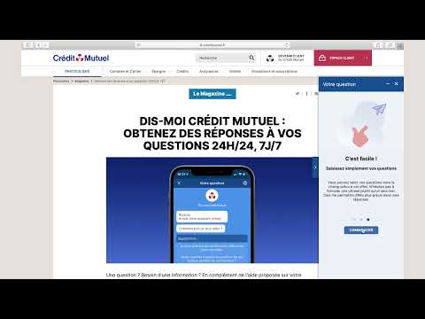 Découvrez votre nouvel assistant virtuel, Dis-Moi Crédit Mutuel (CMUT)