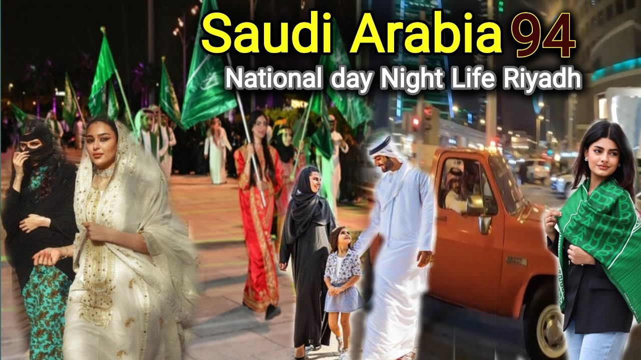 Unbelievable Celebration 94rd National Day in  Saudi Arabia 🇸🇦 | Night Life in Riyadh