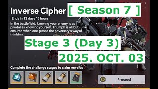 GFL2 Inverse Cipher, Season 7, Part 3 Walkthrough