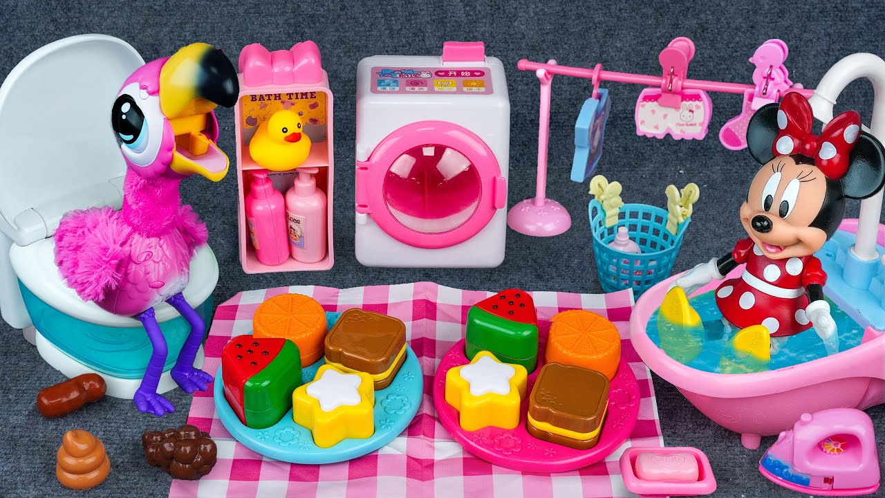 60 Minutes Ultimate Minnie Cooking Toys Playset, Unboxing Gotta Go Flamingo Collection | Tina Review