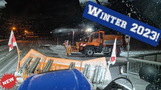 ❄Winter service ❄ Is the snow roller coming? Snow clearance in the mountains!#winter #viral