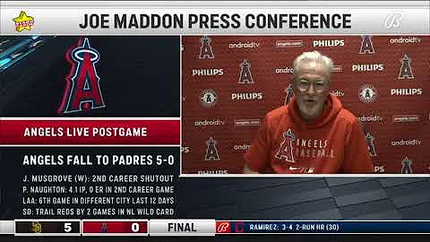 Angels manager Joe Maddon talks about Cooper Crisw...