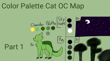 Lost and Found Color Palette OC Map (OPEN) (Co-hosted by CoffeeCatDraws)