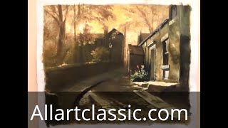 Oil Painting Montmartre, Original Art