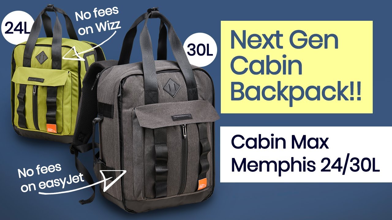 Memphis 24L Backpack ♻️ - 40x30x20cm – Cabin Max