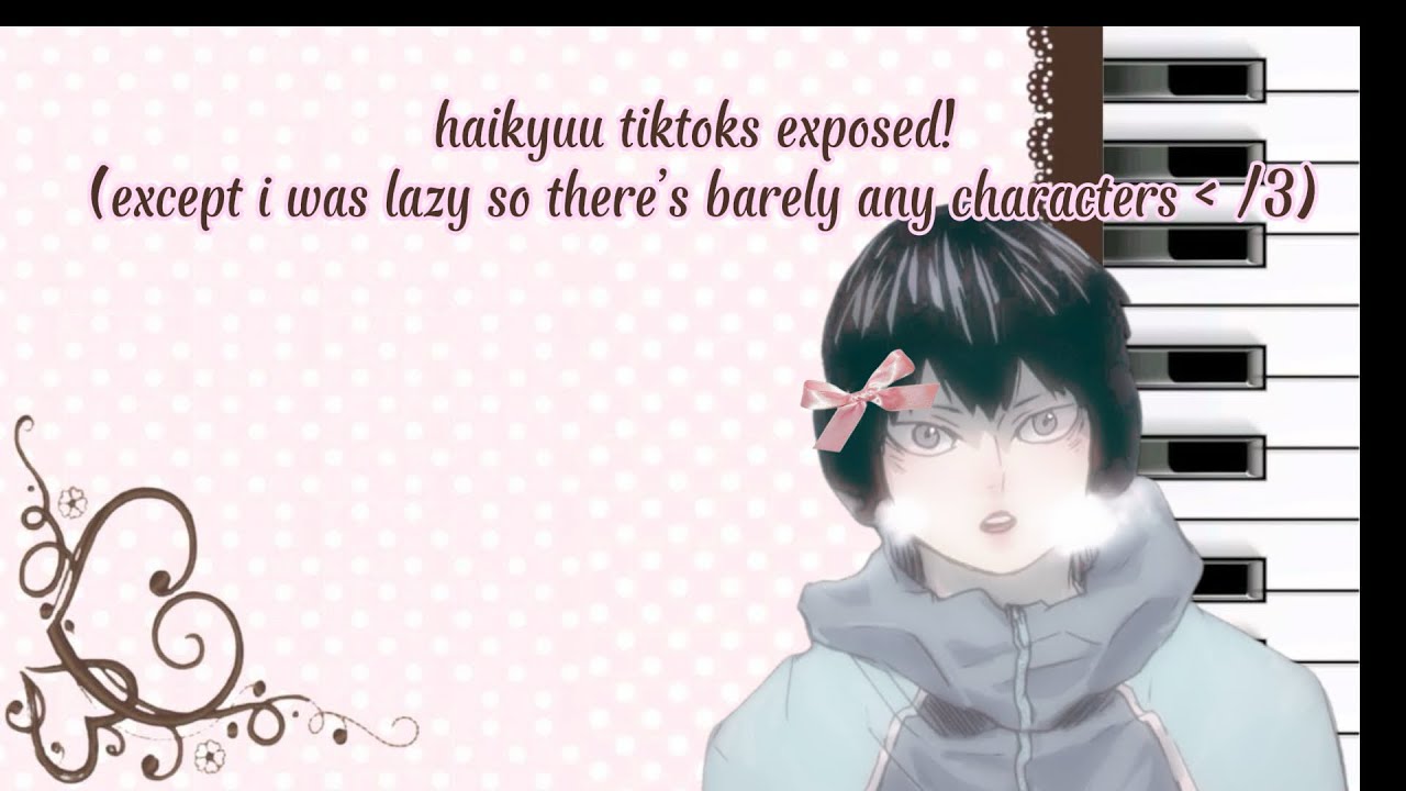 haikyuu tiktoks exposed! (rarepairs!)