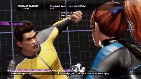 Dead or Alive 6 Jann Lee Command Training Full Move List