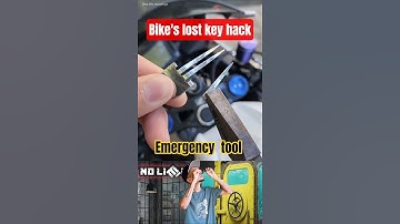 bike lost key hack in emergency| motorcycle ASMR for you
