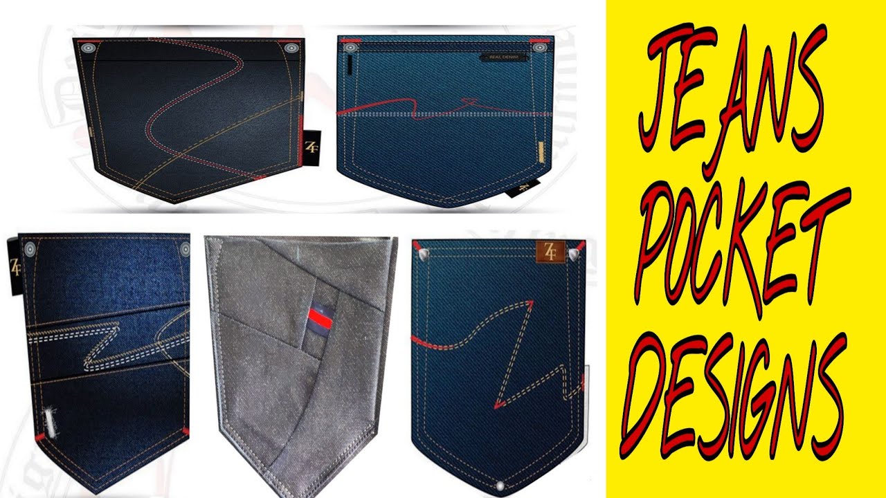 Pocket designs | jeans back pocket | back pocket | jeans pocket designs | back  pocket designs - YouTube