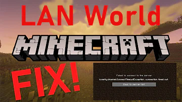 Proč se nemohu připojit k místnímu světu Minecraftu?