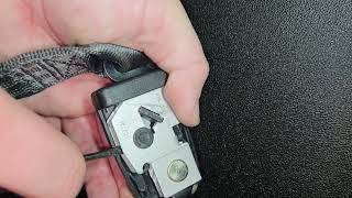 How To Disconnect the Front Seat Belts In a USDM Fiat 500 Abarth